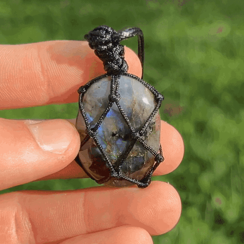 Dragon Heart Labradorite Necklace